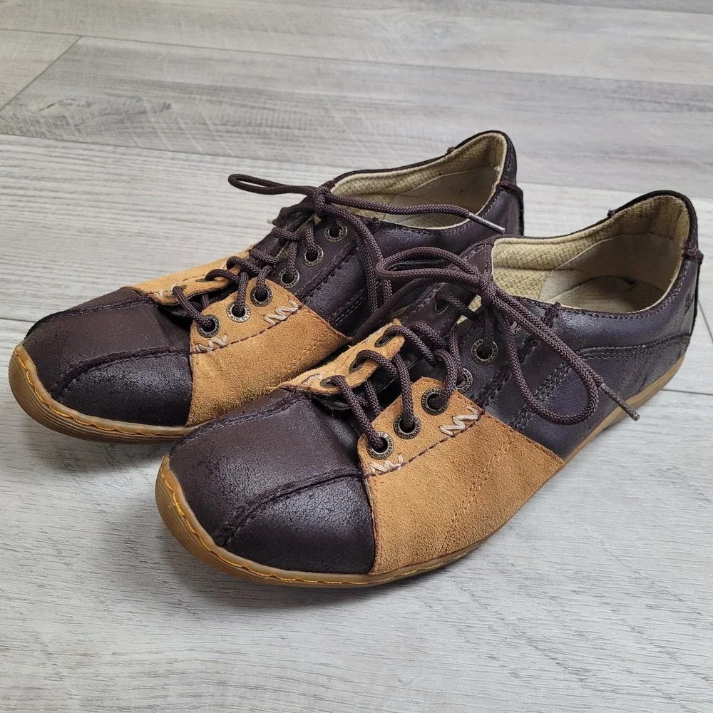 Dr.‎ Martens Shoes Mens US 11 Two-Tone Leather & Suede Oxfords 8C30 Preppy